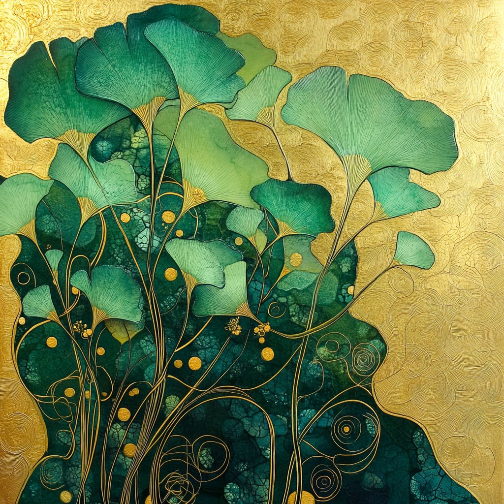 FrejaSmiles's tweet image. Nature&apos;s Geometry Collection (Week 4)

The leaf of the gingko tree has a unique fan-shaped venation, unlike any other tree, making it a living fossil with a geometry all its own!
#GeometryInNature #AIArt #Midjourney