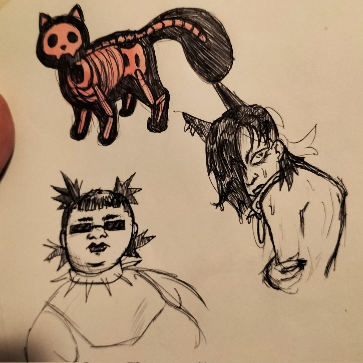 puzziebox's tweet photo. Cleaning up a bit and found a ton of old work drawings, some Eugirls https://t.co/FNJ2VfKr6B