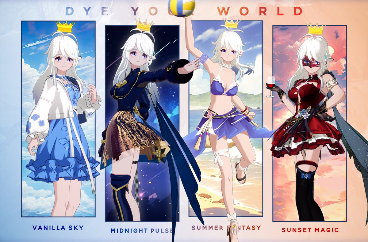 Ciel13th's tweet image. 🎨 𝑫𝒚𝒆 𝒀𝒐𝒖𝒓 𝑾𝒐𝒓𝒍𝒅 ✨
Some of my favorite outfit color creations~
大好きな衣装の色～！🔵🟠🔴

#ToFMomentMaster
#幻塔ベストモーメント
─── ⋆⋅☆⋅⋆ ───
#幻塔 #幻塔SS #ToF #TowerofFantasy #ToFography