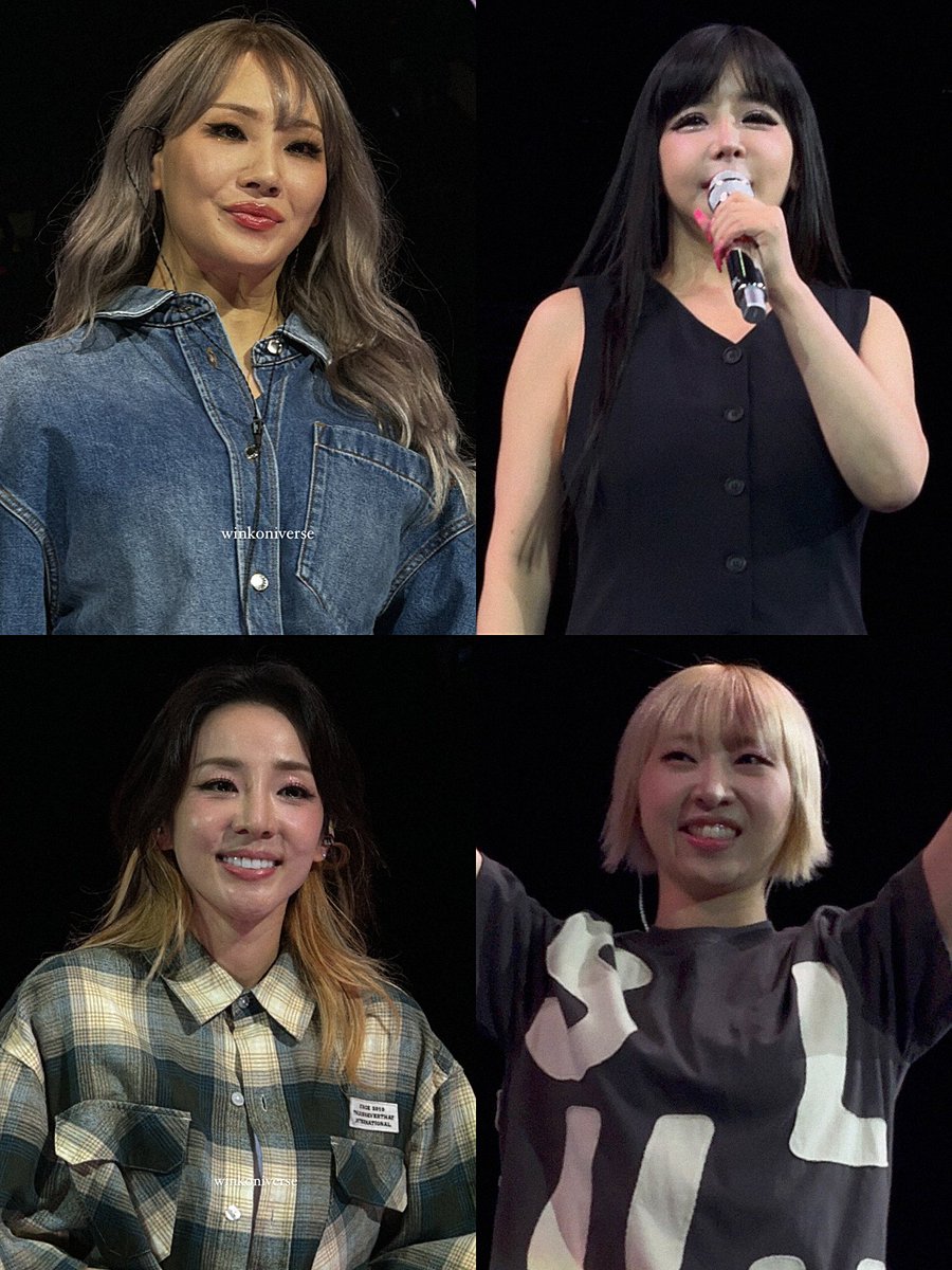 ParkBomDaily's tweet photo. 2NE1 has begun the soundcheck for the 2nd day of their “Welcome Back” Global Tour in Manila. https://t.co/smjlWskBd0