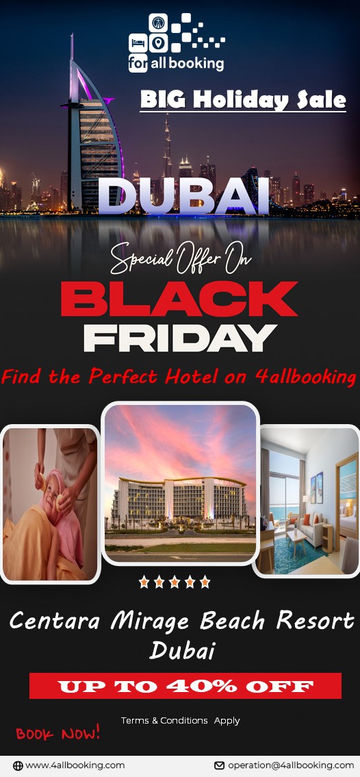 4allbooking's tweet photo. Catch Big Black Friday offers with 4allbooking 🌍 We look forward to cooperating with you in creating an unforgettable travel experience! 
#travel #blackfriday #sales #4allbooking #offers #dubai #manama #Euro #vacation #b2btravel #traveltech https://t.co/g8ACKTVceG