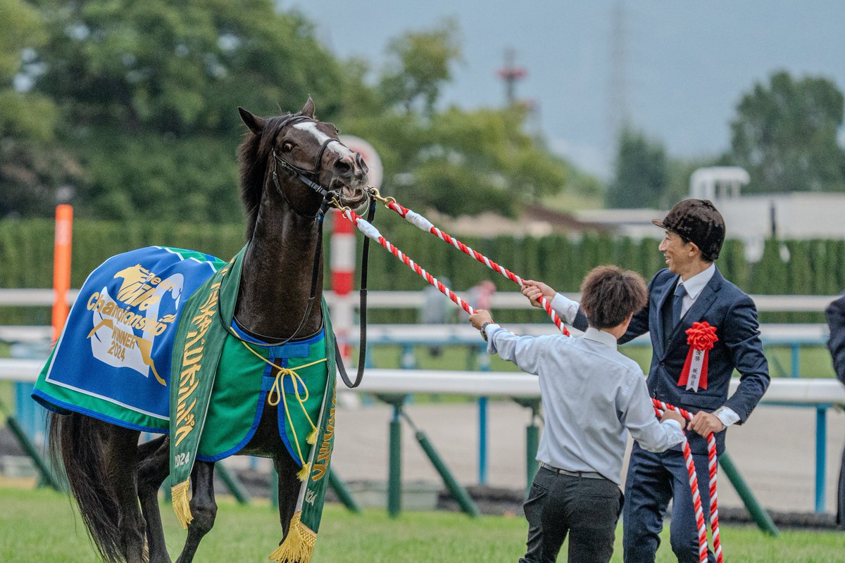 mosan_tk's tweet image. ソウルラッシュ「口取り式やだぁ〜😣帰るぅ〜」
#ソウルラッシュ　#マイルCS