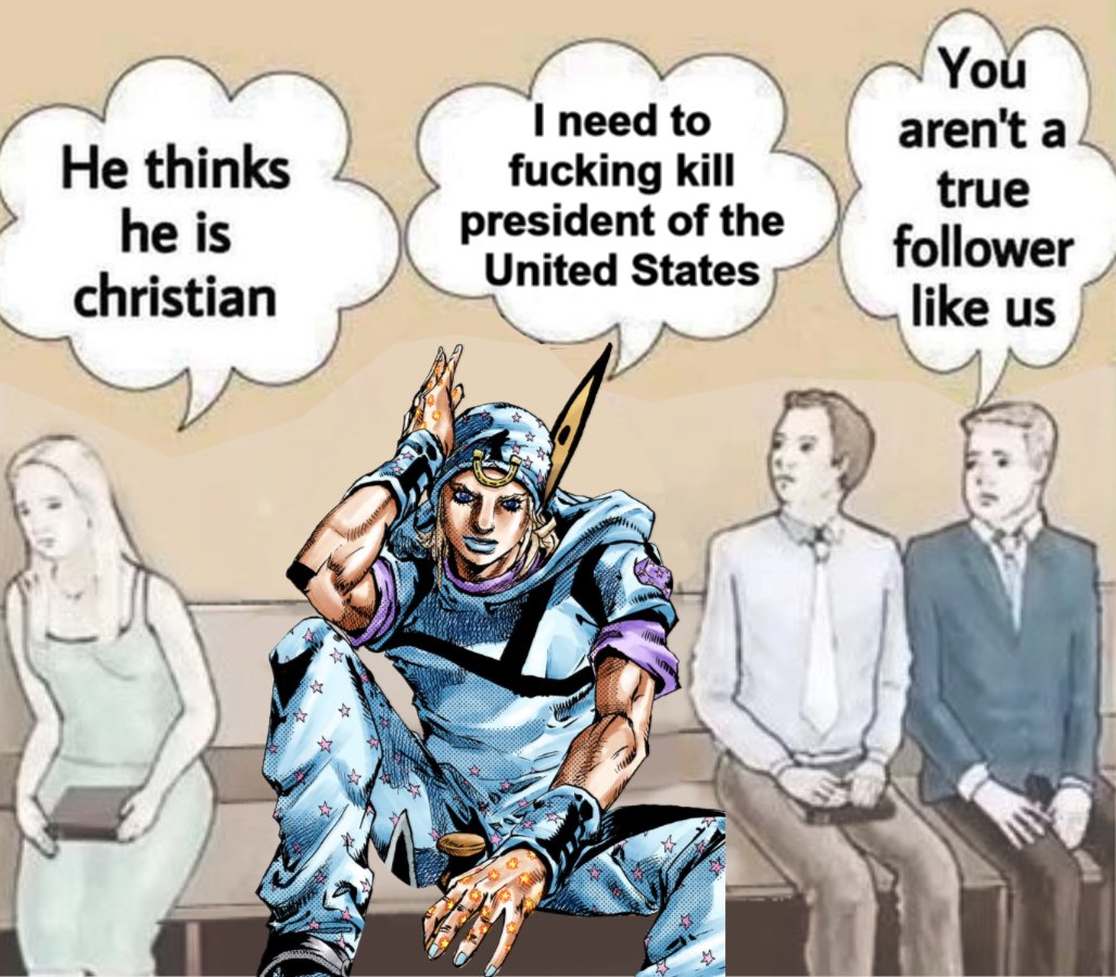 Cursed JoJo tweet media