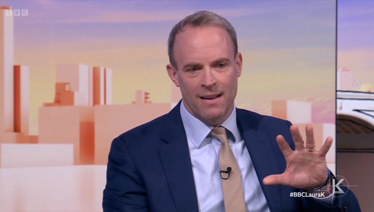Sacked from every office of power he ever held… Dominic Raab is an expert in incompetence nothing else 
#bbclaurak
