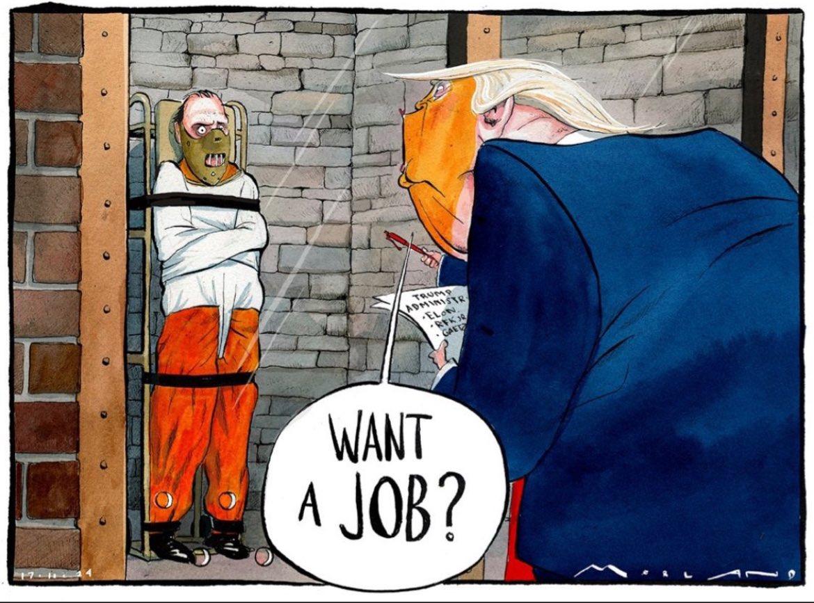 President Elect #Trump chooses his team. 

(The Morten Morland view).