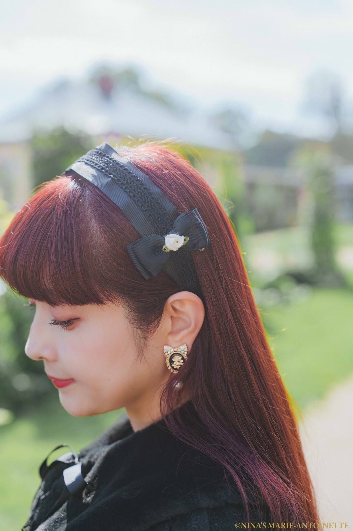 alcali✕misakoaoki受注未開封サテンチュールカチューシャ青木美沙子 