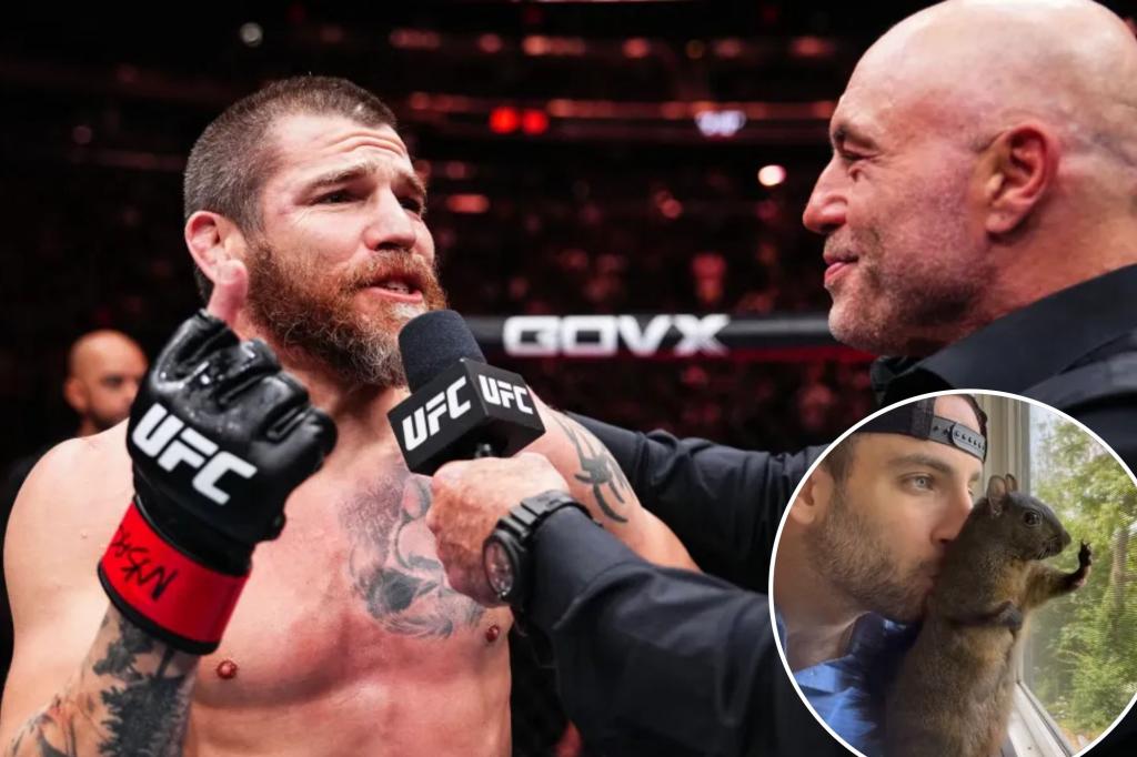 nypost's tweet photo. UFC fighter Jim Miller calls for ‘Justice for P’Nut’ in victory speech https://t.co/76K1CY0KOx https://t.co/QlTKb8zgia