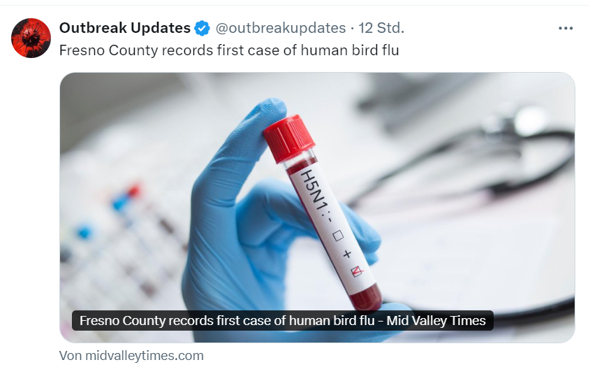 piratebasewien's tweet image. während #Trump mit #RFKJr einen #impfgegner zum gesundheitsminister macht, pirscht sich still und leise ein gefährlicher virus #H5N1 an uns menschen heran.

das könnte nicht nur für die #USA sondern für uns alle ziemlich böse enden.