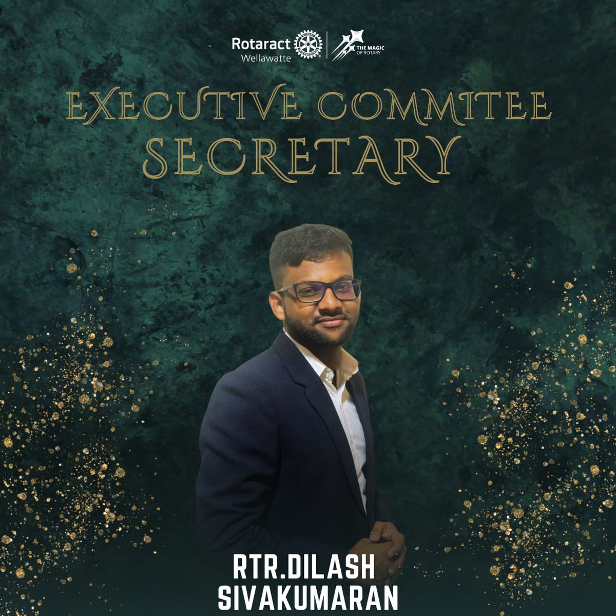 RotaractWella's tweet photo. 𝗥𝘁𝗿. 𝗗𝗶𝗹𝗮𝘀𝗵 𝗦𝗶𝘃𝗮𝗸𝘂𝗺𝗮𝗿𝗮𝗻 - 𝗝𝗼𝗶𝗻𝘁 𝗦𝗲𝗰𝗿𝗲𝘁𝗮𝗿𝘆 

Excited for his upcoming global initiatives! 

#RCW #Rotaract #JointSecretary #Rotaract3220 https://t.co/6aqA5IyLS3