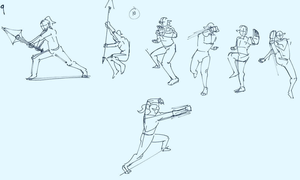 My drawings from today's #firmamentfigures figure drawing session.

Thanks Wayward Wyrmblood for modelling, and <a href="/hersheyfont/">Haurchefant 🛡️</a>  for organising!