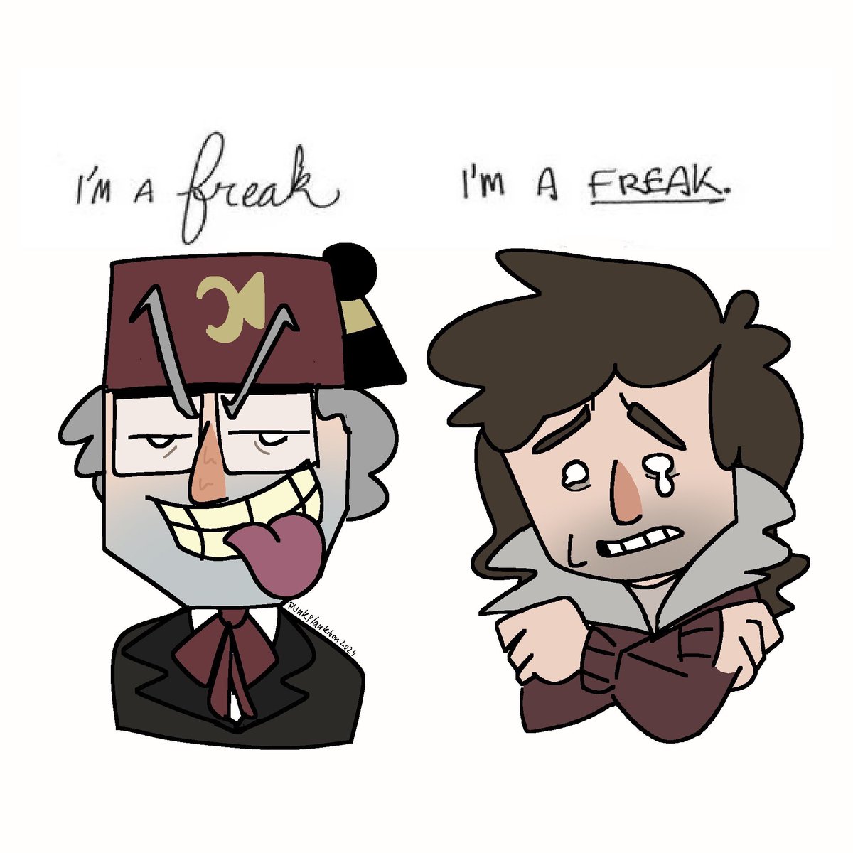 punk_plankton's tweet photo. The character development 

#gravityfalls #stanleypines https://t.co/T7ayVJC0Ac