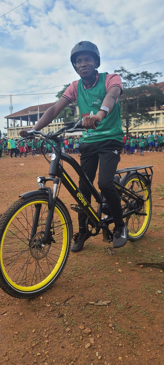 TelcanUganda's tweet photo. Simplied technology.  ebee ..an electric bicycle company that economically empowers businesses and people through affordable e-mobility
. Present at run4green environment at Mukono District head quarters. Empowering individuals to account for a green future @TelcanUganda @fupdia https://t.co/EAQvWpfMOm