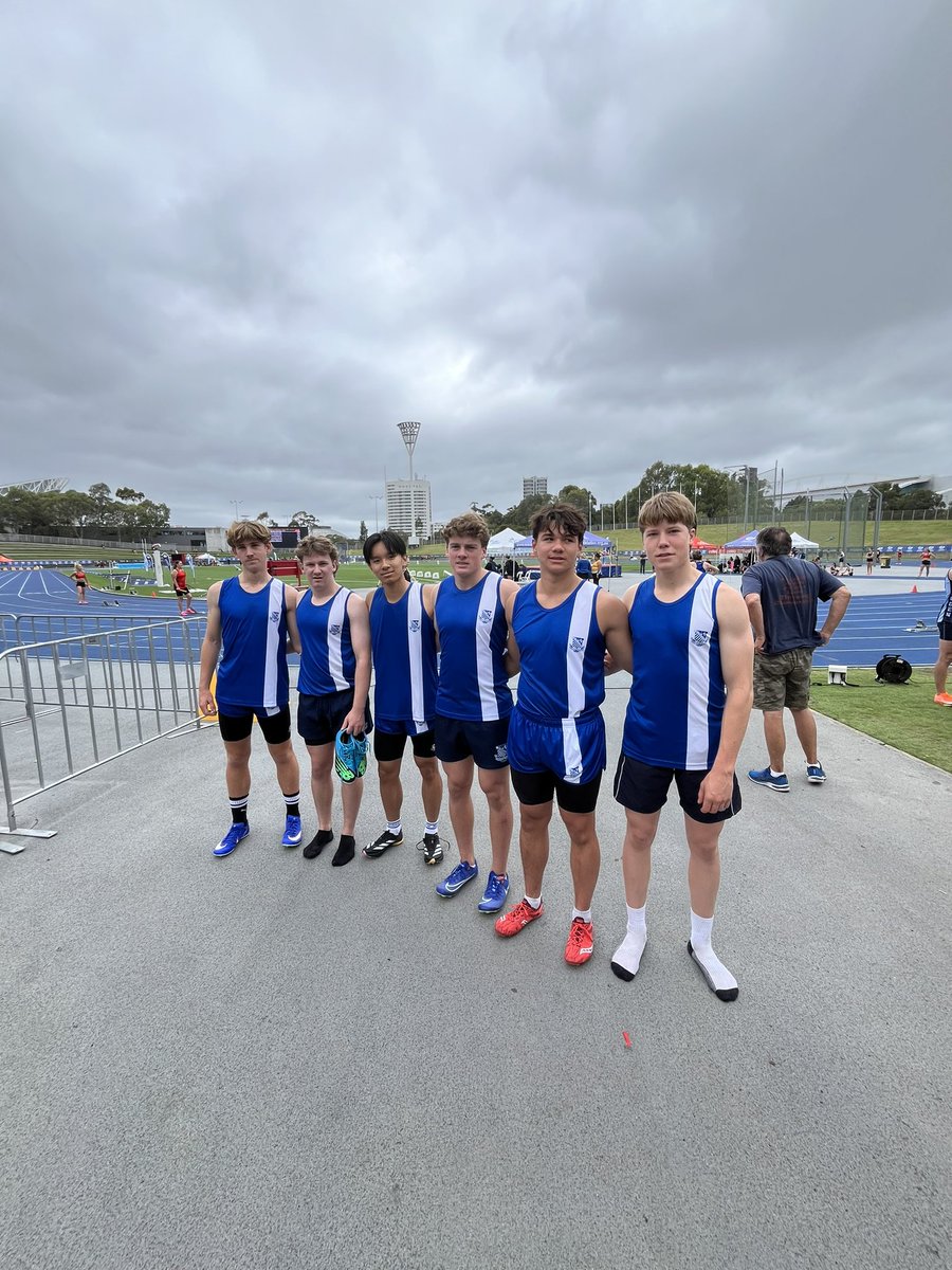 Congrats to the Summer Athletics boys who participated in the NSW State Relay Champs over the weekend, alongside over 1200 athletes. 
Results:
4th place finishes in the U20 4x100m and U18 4x200m relays,
5th place in the U20 4x400m relay,
7th place in the U20 4x800m relay