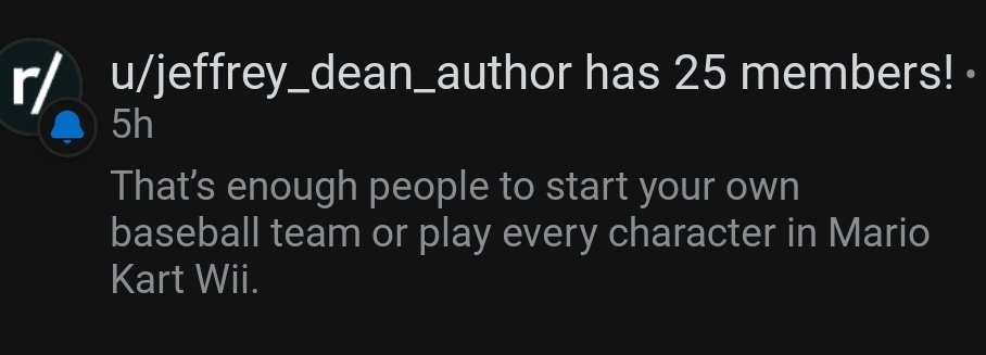 Reddit notifications can be a bit odd... but hey, I did like Mario Cart Wii back in the day, so I'll take it!