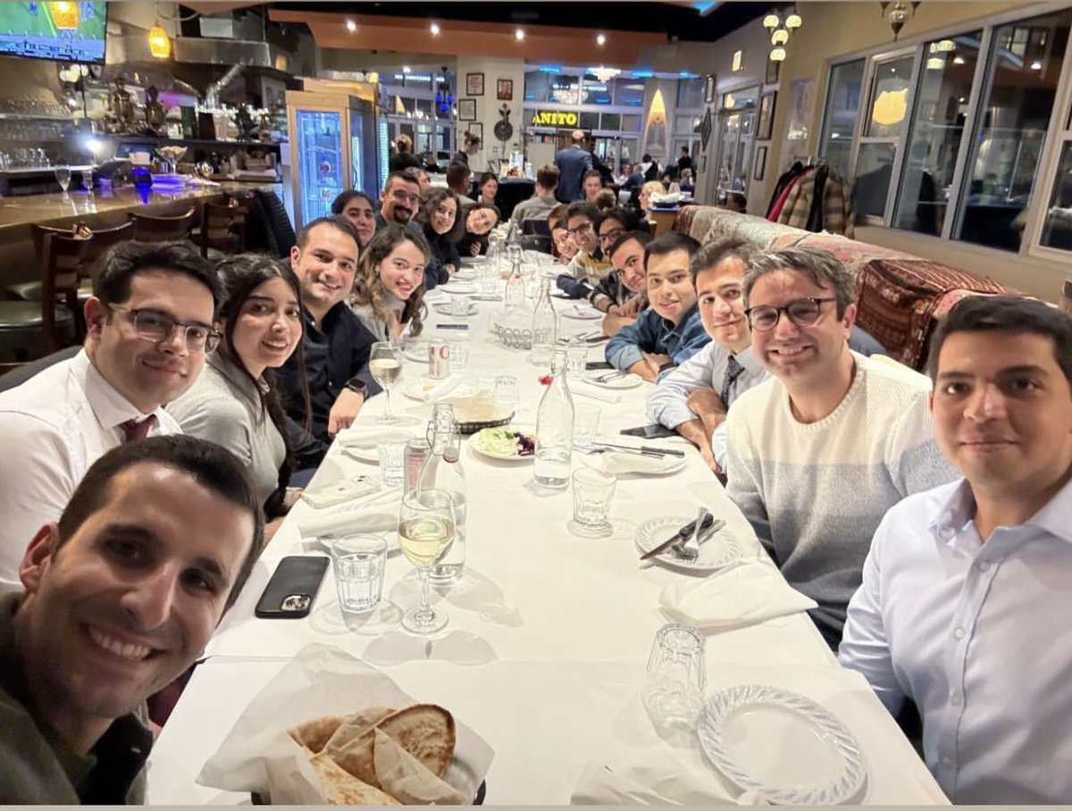 Mohammad Keykhaei, MD, MPH (@m_keykhaei) on Twitter photo After the first day of AHA session, reunited with all the colleagues weβve missed, and what better way to celebrate than with some Persian food.
Good times, great flavors, and even better company.
<a href="/AryaAminorroaya/">Arya Aminorroaya</a> <a href="/ShaghayeghZK/">Shaghayegh (Shay) Zokaei</a> <a href="/aknabdMD/">Ashkan Abdollahi, M.D.</a> <a href="/MojarradMaryam/">Maryam Mojarrad Sani</a> <a href="/SinaRsh/">Sina Rashedi</a> <a href="/AlirezaOraii/">Alireza Oraii</a> After the first day of AHA session, reunited with all the colleagues weβve missed, and what better way to celebrate than with some Persian food.
Good times, great flavors, and even better company.
<a href="/AryaAminorroaya/">Arya Aminorroaya</a> <a href="/ShaghayeghZK/">Shaghayegh (Shay) Zokaei</a> <a href="/aknabdMD/">Ashkan Abdollahi, M.D.</a> <a href="/MojarradMaryam/">Maryam Mojarrad Sani</a> <a href="/SinaRsh/">Sina Rashedi</a> <a href="/AlirezaOraii/">Alireza Oraii</a>