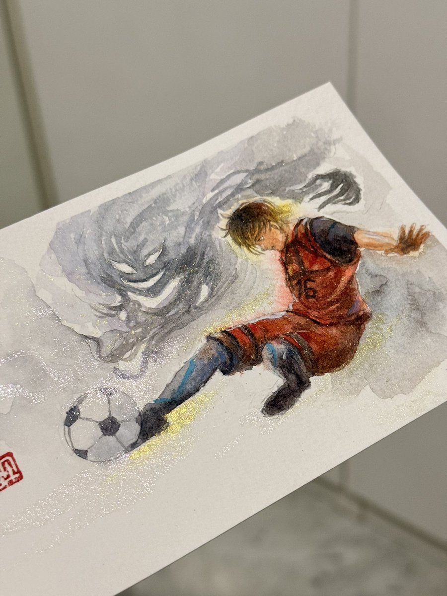 Kaylcie_'s tweet photo. A couple of Blue Lock paintings done recently :) these were either referenced directly from the manga itself or referenced from actual soccer players. 
#bluelock #watercolor #watercolorpainting https://t.co/Y4N17pSUul