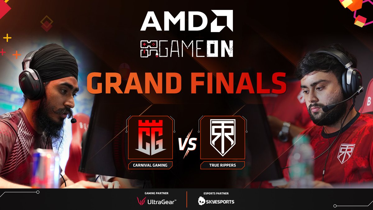 skyesportsintl's tweet photo. We are live with the Grand Finals of AMD GameON 2024!
@CarnivalGamingg v @truerippers
https://t.co/aESDuqobPh
#AMD #Ryzen #Radeon #AMDGameOn2024 #CS2 #Esports #Skyesports https://t.co/QFovPPdr5Y