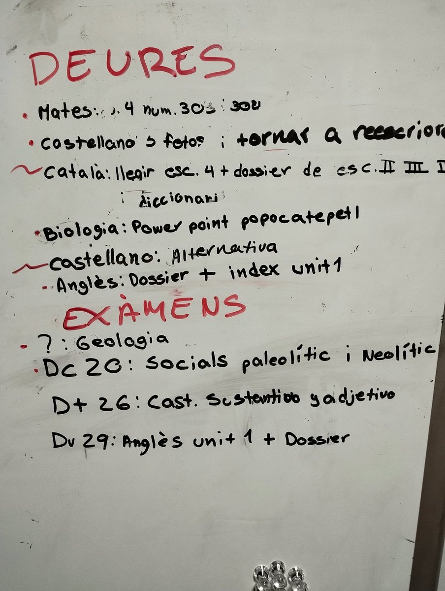 Poc fracàs escolar hi ha si a 1r d'ESO  convertim la vida dls adolescents en una marató d deures i estudi, fins i tot el cap d setmana. Qui pot gaudir d l'aprenentatge així? Qui li pot trobar el sentit? El volum, el tipus, el moment... res no ajuda a l'èxit ni l'equitat educativa
