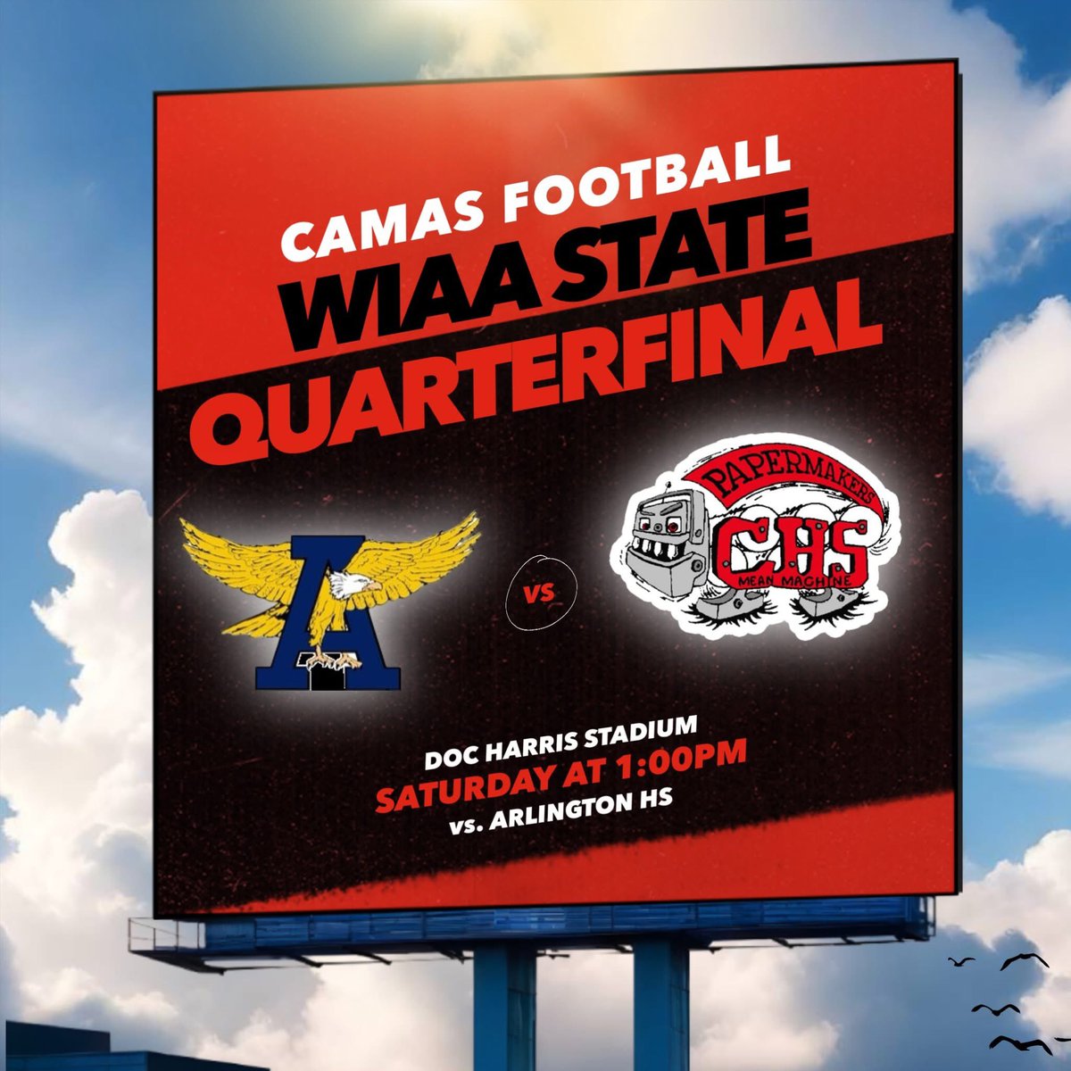 Camas Athletics Booster Club (@camasboosters) on Twitter photo Camas Football is moving on! Come show your support at Doc next Saturday!!
<a href="/PapermakerFB/">Camas Papermakers Football</a> <a href="/PapermakersArmy/">Joe Papermaker</a> Camas Football is moving on! Come show your support at Doc next Saturday!!
<a href="/PapermakerFB/">Camas Papermakers Football</a> <a href="/PapermakersArmy/">Joe Papermaker</a>