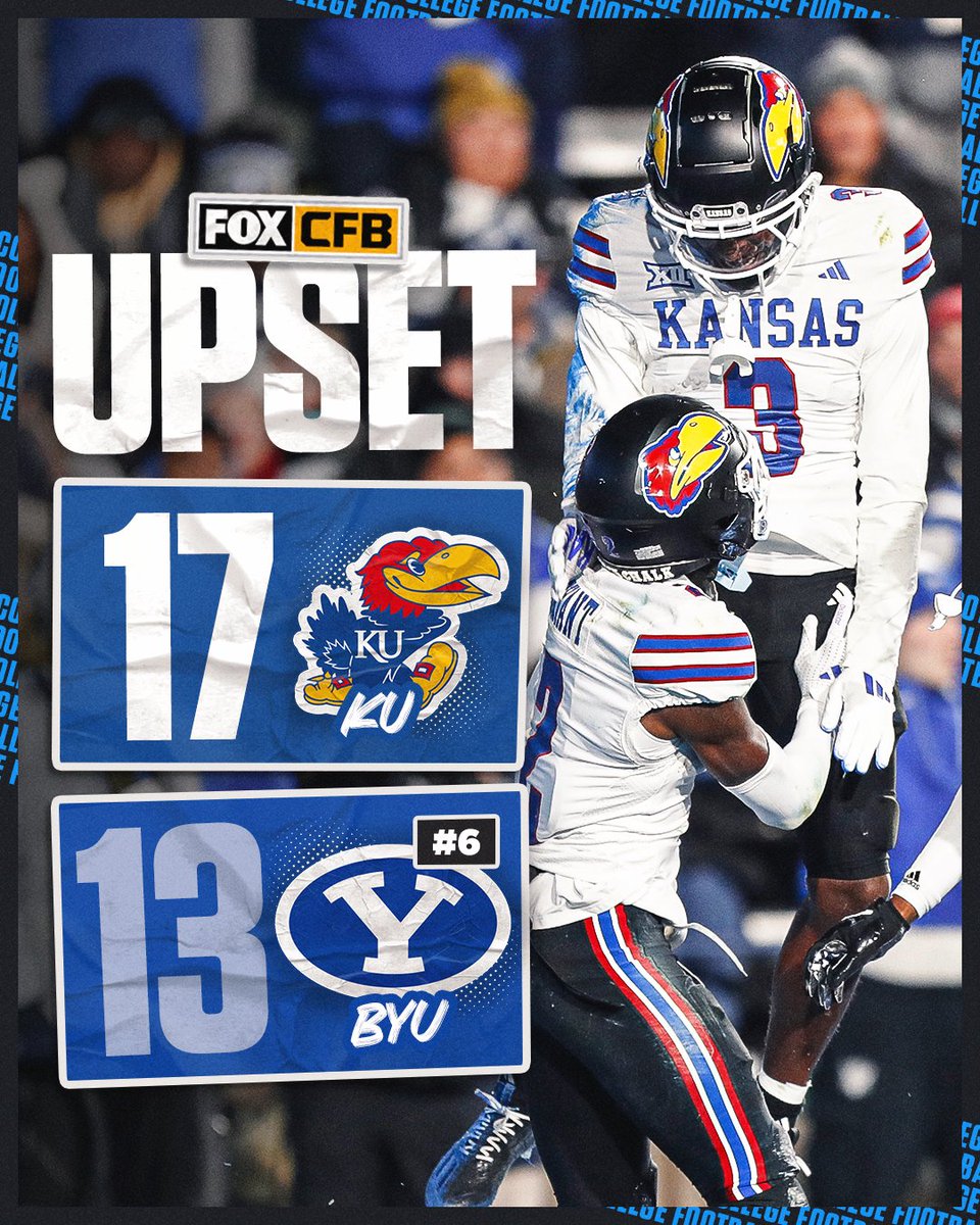 KANSAS UPSETS NO. 6 BYU TO END THEIR UNDEFEATED STREAK 🤯