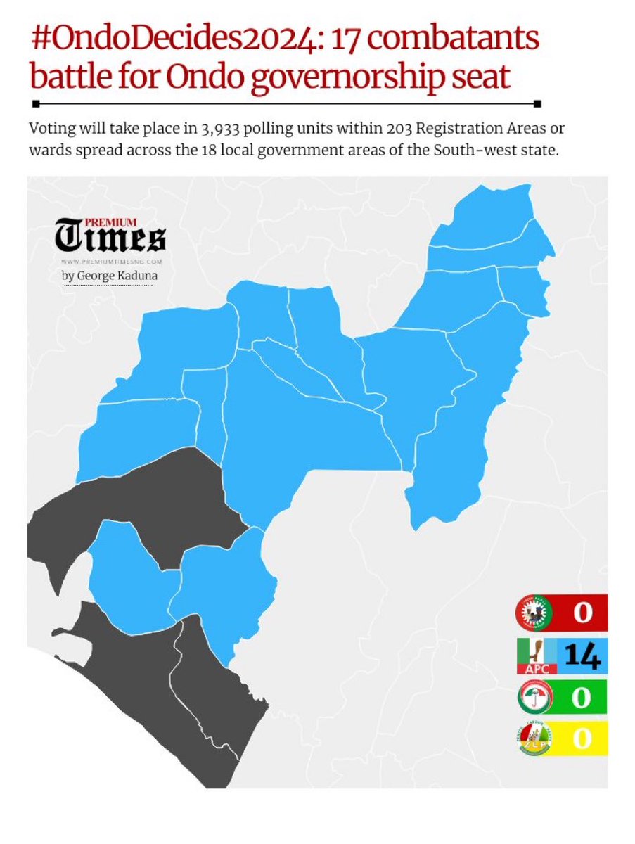 dipoaina1's tweet photo. Governor Lucky Aiyedatiwa 😎is leading the Ondo governorship poll with a margin of 204,062 votes from the 15 local government areas announced so far by INEC

#OndoDecides #Ondo2024 
#Ondoelection #OndoElection2024 https://t.co/7P9k3MkmRH