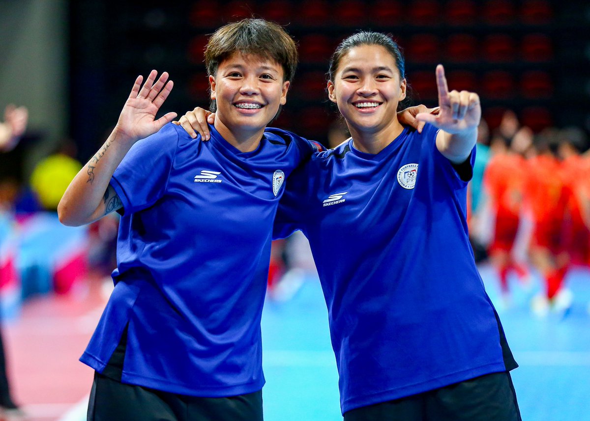 VenNotBen's tweet photo. Your #Pinay5 is set to take on powerhouse Thailand tonight! Catch the action at 7 PM at the PhilSports Arena or watch via Pilipinas Live / PFF Facebook!
๐ธ Jihan Parojjnog https://t.co/fwesqiYKeA