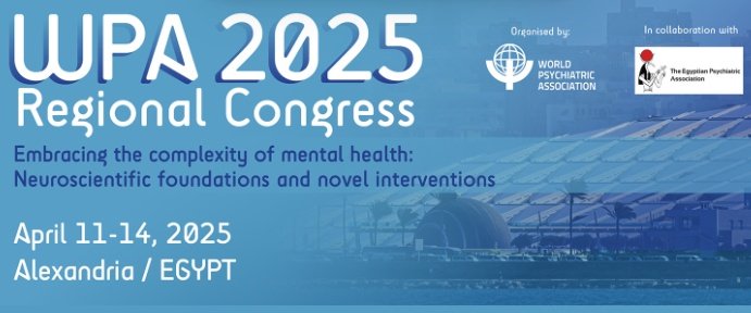 WPA_Psychiatry's tweet photo. A great #WCP24 @WPA_Psychiatry is about to end. But no worries: there's more to come. Like listening to #science in the sun next to the beach &amp; being surrounded by thousands of years of history? Mark your calendar for the 2025 Regional Congress in #Alexandria #Egypt. Stay tuned! https://t.co/aeYKZw8bd4