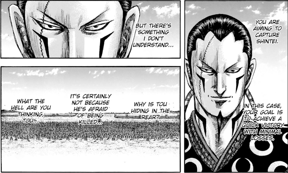 Leleo2211's tweet photo. #Kingdom817 Tou got a plan cooking 👀Excited for next weeks chapter https://t.co/owSyB4sAHs