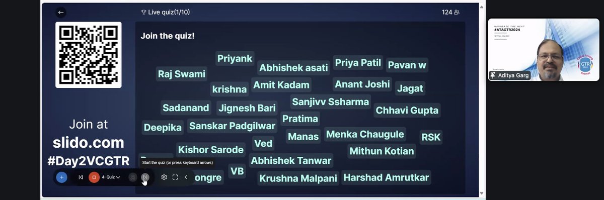 TestingRetreat's tweet photo. Day 2 Quiz 1 
 be ready for the exciting quiz !!! everyone 

#ATAGTR2024 #VirtualConferenceDays
@AgileTAlliance @adigindia
@rajputabhay017 @Fiserv
@Tietoevry @QAMENTOR1
@ISquareIT @meet_tweet_
@SelectorsHub @TheTestChat https://t.co/hMdxUaB0un