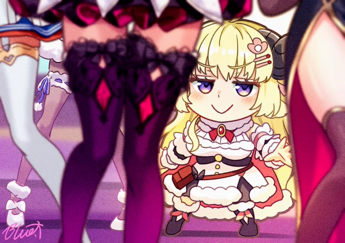 みんな腰の位置が少し高くて顔がほんのちょっと小さいだけさ!#つのまきあーと 