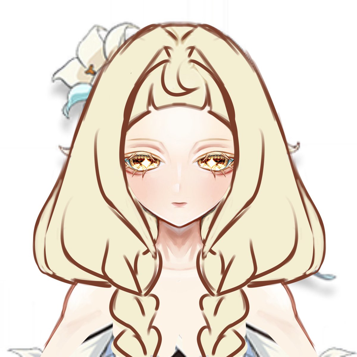 Hihohashlii's tweet photo. Which hairstyle is better (1 and 2 are tied but there's also the secret 3rd option) https://t.co/f0yxxpUhra