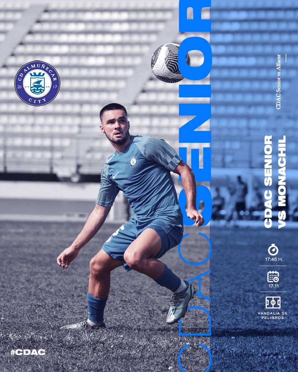 FC Malaga City Academy (@fcmalagacity) on Twitter photo ๐ฃ๐ฎ๐ฟ๐๐ถ๐ฑ๐ผ ๐ฑ๐ฒ ๐น๐ถ๐ด๐ฎ โฝ
Nuestro equipo CDAC Senior se enfrenta en una emocionante jornada contra Monachil  . ๐๐ค 
Vamos juntos por los colores, azul y blanco! ๐ช๐ 
๐ 17/11/24
โฐ 18:45
๐๏ธ Vandalia de Peligros 
#CDAC | #Areyounext ๐ฃ๐ฎ๐ฟ๐๐ถ๐ฑ๐ผ ๐ฑ๐ฒ ๐น๐ถ๐ด๐ฎ โฝ
Nuestro equipo CDAC Senior se enfrenta en una emocionante jornada contra Monachil  . ๐๐ค 
Vamos juntos por los colores, azul y blanco! ๐ช๐ 
๐ 17/11/24
โฐ 18:45
๐๏ธ Vandalia de Peligros 
#CDAC | #Areyounext