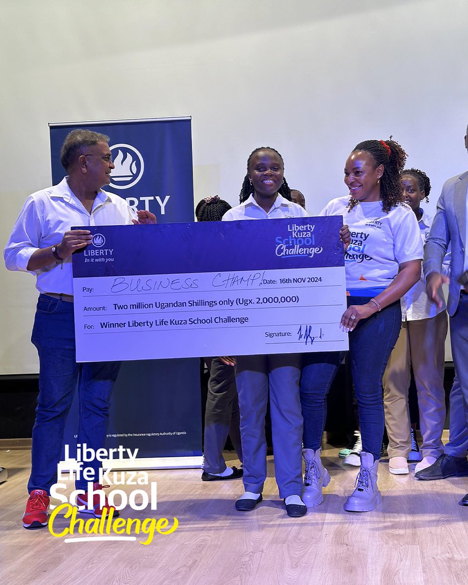 nrgradioug's tweet photo. Dreams Turned into reality, Congratulations to the #LibertyKuzaSchoolChallenge Winners,you’ve shown us what dedication and resilience can achieve.

#NRGRadioUG | #KuzaPlan #GetSetForLife https://t.co/zP09VMadY4