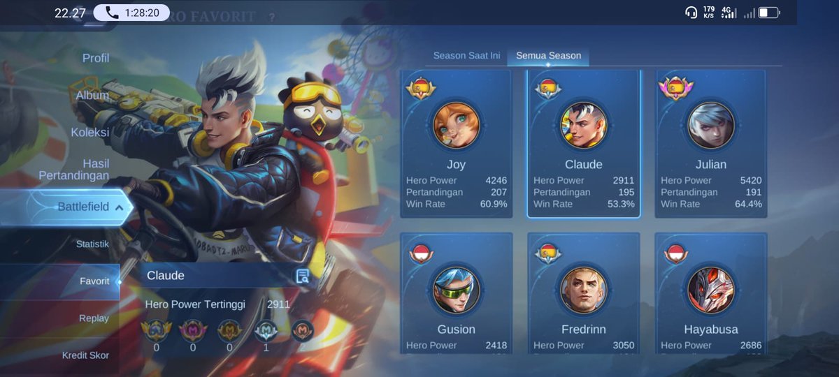 haciichann's tweet photo. wts akun ml!
spek:
-sanrio claude, flo
-anual haya
-limit lance
-zod sele, helcurt
-lb 5
-epic 17
-valentine 2
full spek dm
monsep allkos, sgmail fresh
safe di seller sblumnya
ex imo, mmr mayan
price: 350k
wts wtb akun mobile legend
#zonauang #zonajajanᅠᅠ https://t.co/5r7Bdomujt