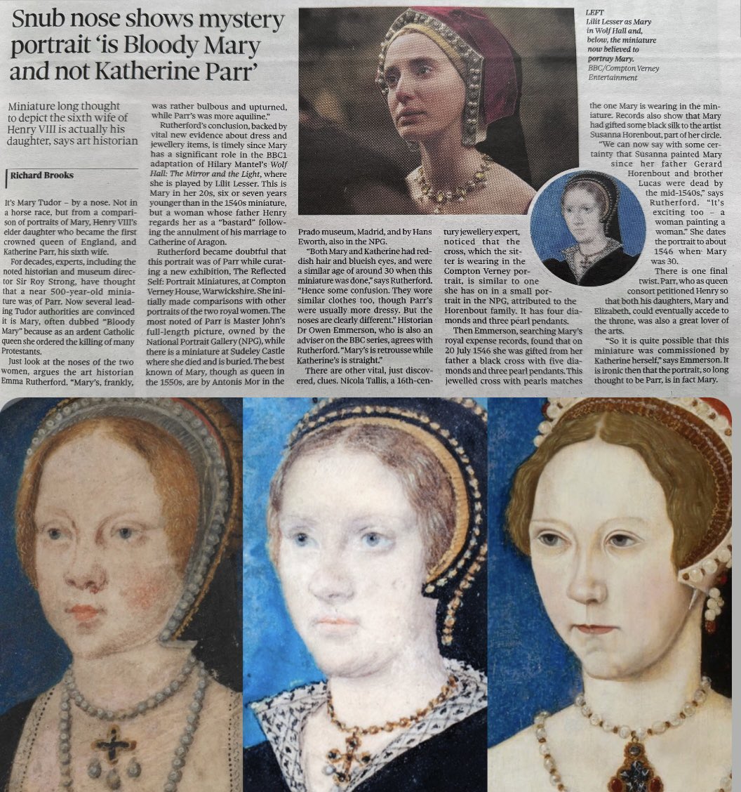 Dr Owen Emmerson (@drowenemmerson) on Twitter photo I am thrilled to have been part of Emma Rutherford's team that reidentified this stunning portrait as Princess Mary, who later became Queen Mary I. Displayed at <a href="/ComptonVerney/">Compton Verney</a>, we argue that it was painted by Susannah Horenbout around 1546, making it a rare example of her work. I am thrilled to have been part of Emma Rutherford's team that reidentified this stunning portrait as Princess Mary, who later became Queen Mary I. Displayed at <a href="/ComptonVerney/">Compton Verney</a>, we argue that it was painted by Susannah Horenbout around 1546, making it a rare example of her work.