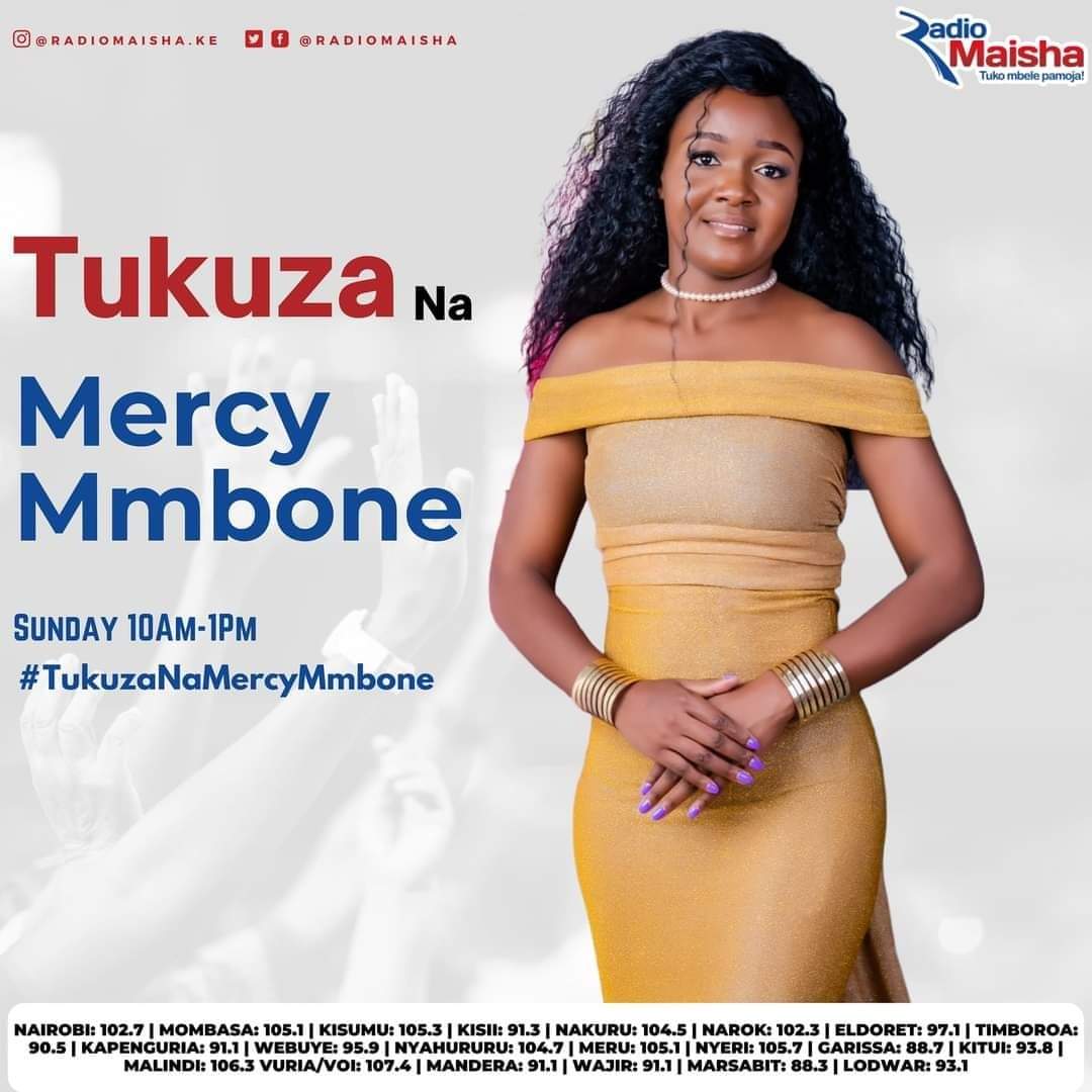 Ni wakati wa Tukuza  Hapa  <a href="/radiomaisha/">Radio Maisha</a> Energy ✅ 
Position Check ✅ Firimbi ✅ Usisahau kitambaa cha kupanguza jasho 😅😅😅 Haya twendee 💃💃💃💃💃

Follow <a href="/KenyanNurse/">KenyanNurse</a>

#TukuzaNaMercyMmbone 

#kenyannurseambassador #KenyanNurse #HOPEAMBASSADOR #dontquit