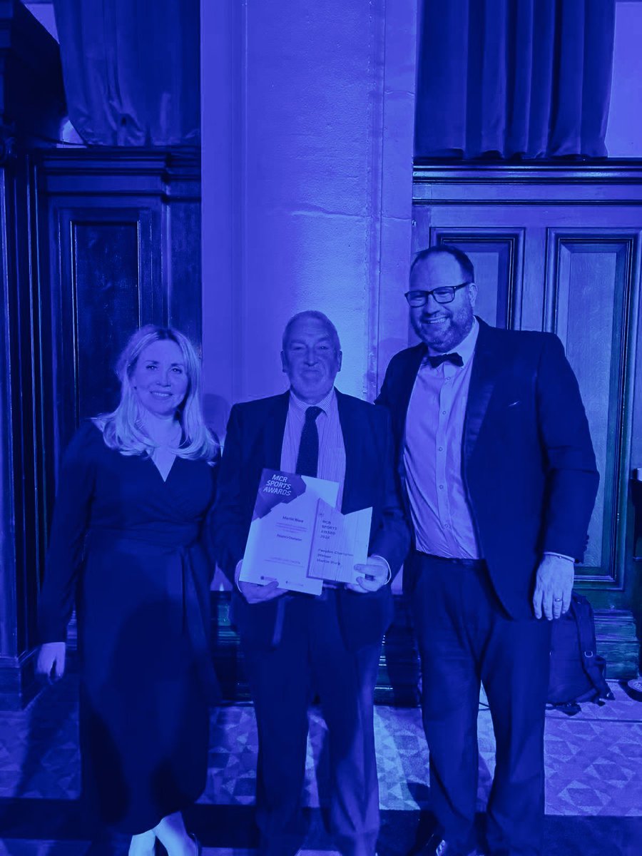 Congratulations to Martin Ware on his Peoples Champions award. 

A truly fantastic evening, a huge well done to all nominees and award winners from us all at <a href="/GLL_UK/">GLL</a> Manchester 

#McrSportsAwards