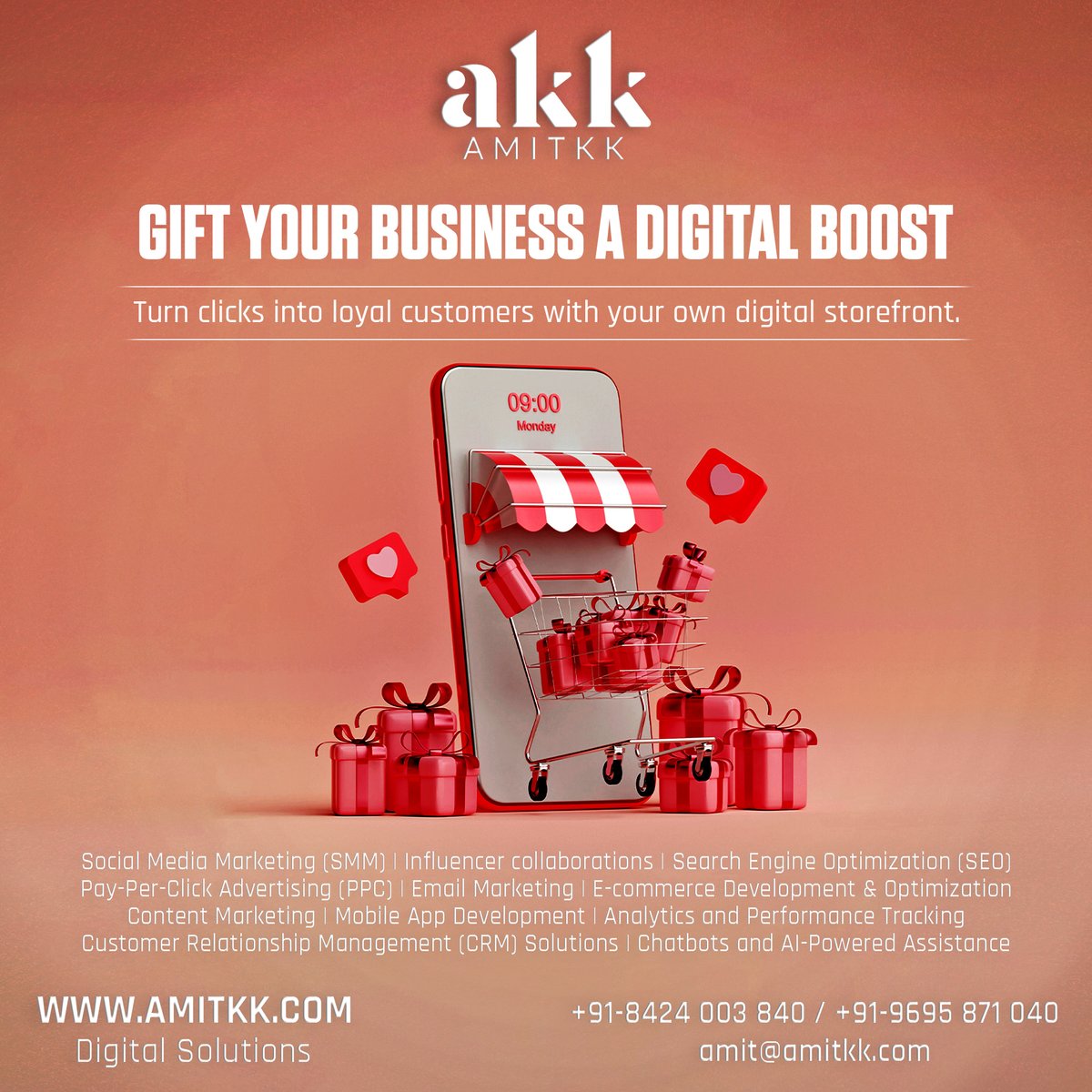 Amit_kk25007's tweet image. 🌟 Boost Business with #DigitalExcellence! 🌟💻 Build a powerful #OnlinePresence that transforms clicks into loyal customers. From SEO to Chatbots, we&apos;ve got you covered with #TailorMadeSolutions for your #BusinessGrowth! 

amitkk.com/website-develo…

#DigitalMarketing #ECommerce