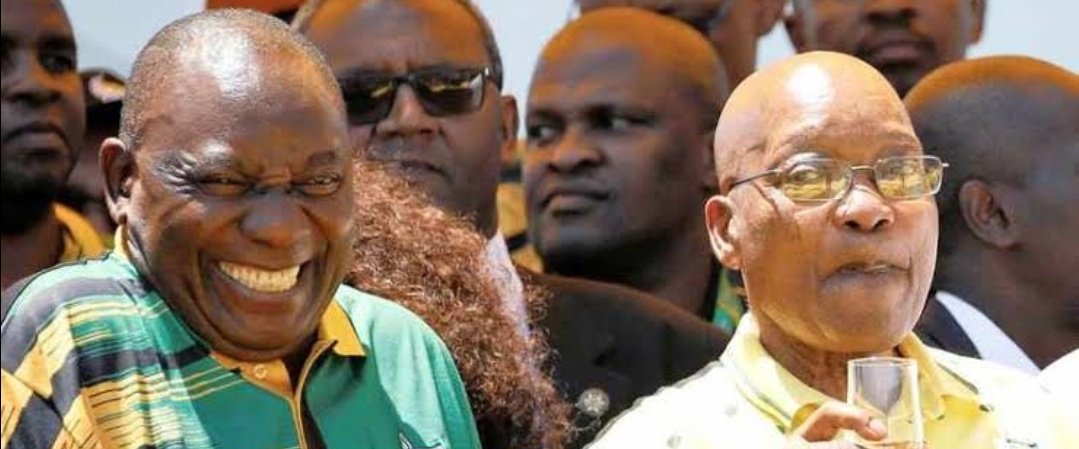 Keanubtc's tweet photo. The second worst president in South African history, Cyril Ramaphosa, is having his birthday today.

As part of the celebrations of his legacy, 70 people will be murdered, 120 people will be raped, 3 children will starve to death, and 400 homes will be robbed.

"We are led"🍌 https://t.co/kqOWGp8hEa