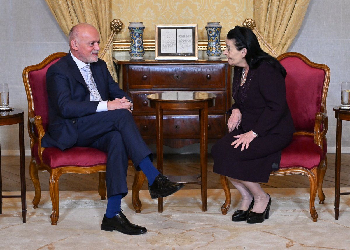 H.E. Myriam Spiteri Debono, President of Malta, received a courtesy call by H.E. Vanni Xuereb, Ambassador of Malta to the Federal Republic of Germany.

Discussions focused on the current political state of affairs in Germany.