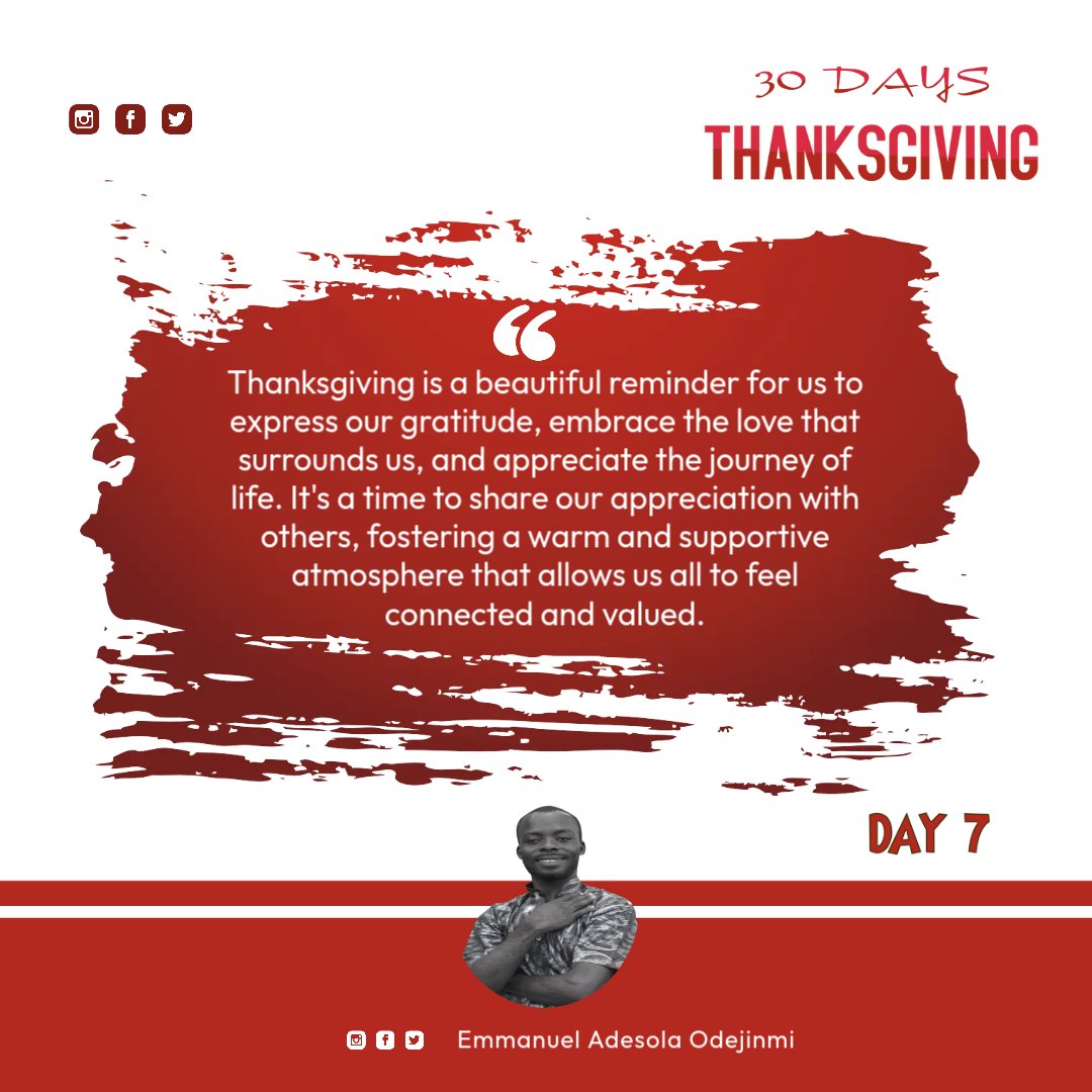 shimmertalk's tweet photo. DAY 7
Thanksgiving is a beautiful reminder for us to express our gratitude, embrace the love that surrounds us, and appreciate the journey of life. It's a time to share our appreciation with others, fostering a warm and supportive atmosphere that allows us all to feel connected. https://t.co/3s6mwzFGuO