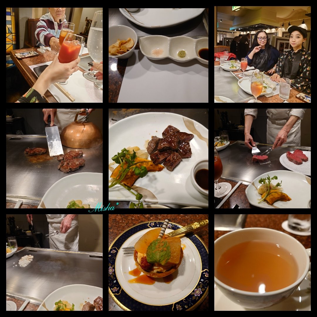 mangetsumisha's tweet image. ・Ieri sera・

Ho visto uno spettacolo teatrale in cui si esibiva mia figlia, con mio marito．
Doppo abbiamo cenato in un ristorante Teppanyaki.
Per mia figlia e la mia festa di compleanno．

#BuonCompleanno
#TeppanyakiRistorante
#PerMe  #PerPhiglia 
#GrazieMioMarito