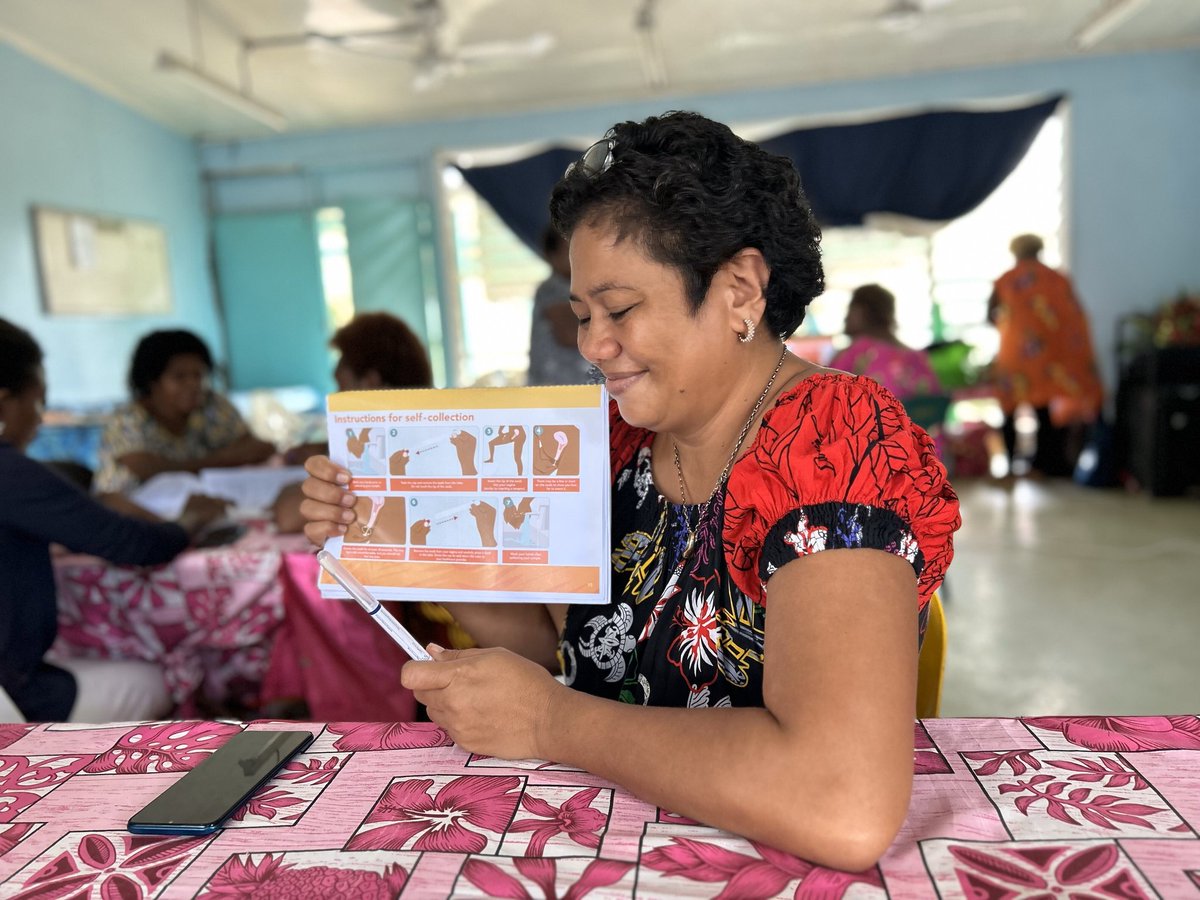 We're committed to eliminating #cervicalcancer across our region. For example, our partners are training health staff across 🇵🇬on improved screening &amp; treatment techniques, and assisting 🇻🇺 to develop &amp; implement its cervical cancer elimination strategy &amp; screen over 10,000 women