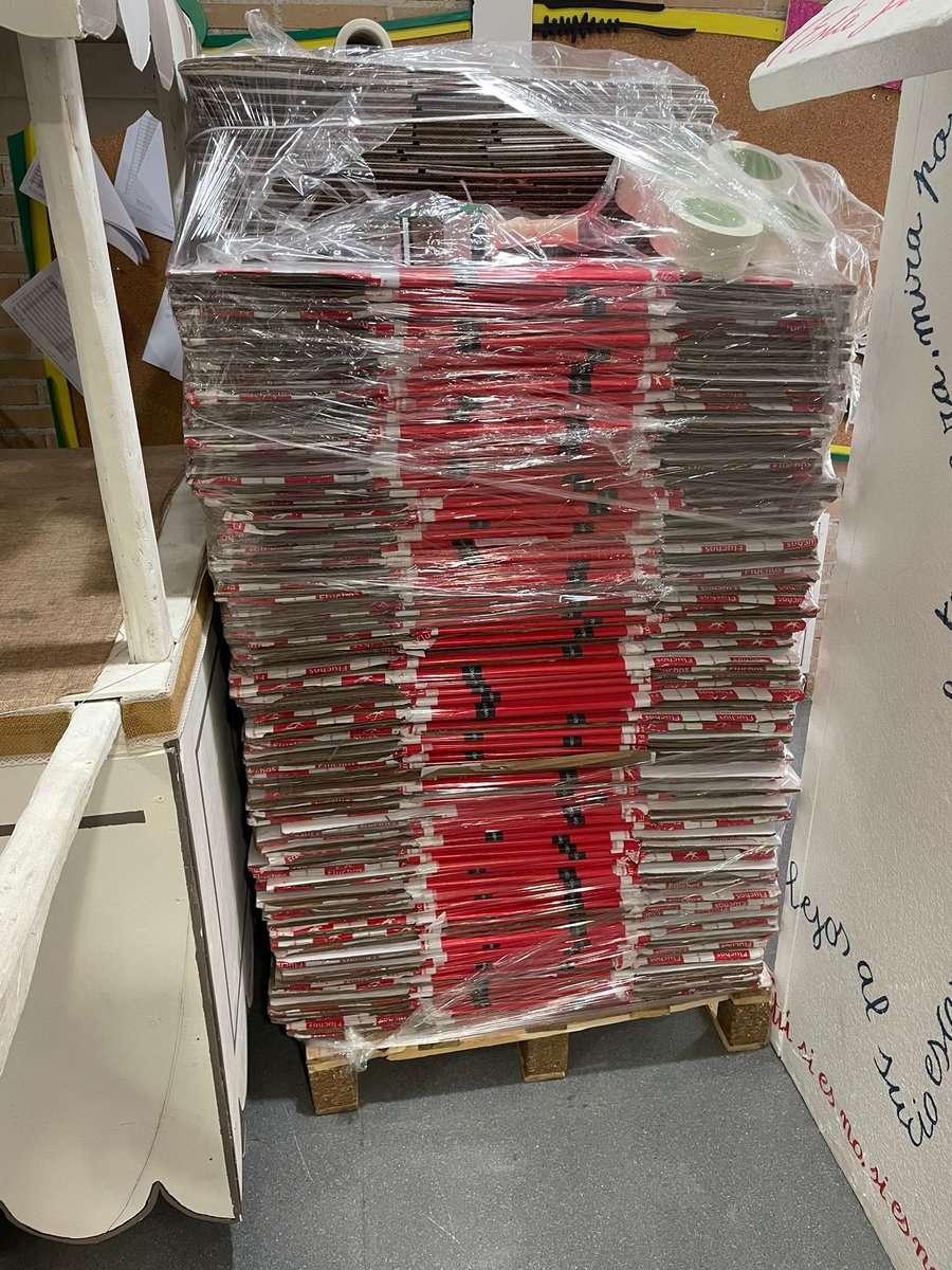 En el CEO Villa de Autol ya tienen preparado un palé lleno de materiales y del cariño y la solidaridad de toda su comunidad educativa. Muchísimas gracias chic@s.