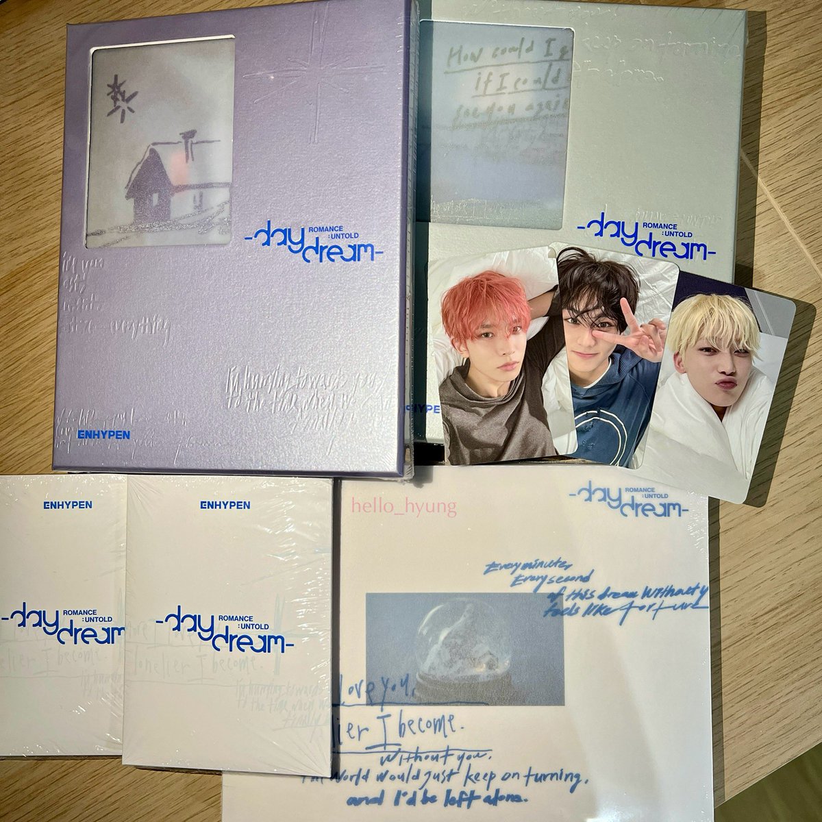hello_hyung's tweet photo. WTS LFB PH ENHYPEN ONHAND

R:U Daydream Set (Blue Noon &amp; White Midnight) - Php 1800
R:U Japan Edition - Php 1000
Weverse Album - Php 550

SDD starts today, J&amp;T shipping starts tomorrow ; PAYO only 

Loc: Antipolo, Rizal (yes po, nasa pilipinas na opo) https://t.co/zws1liHstB
