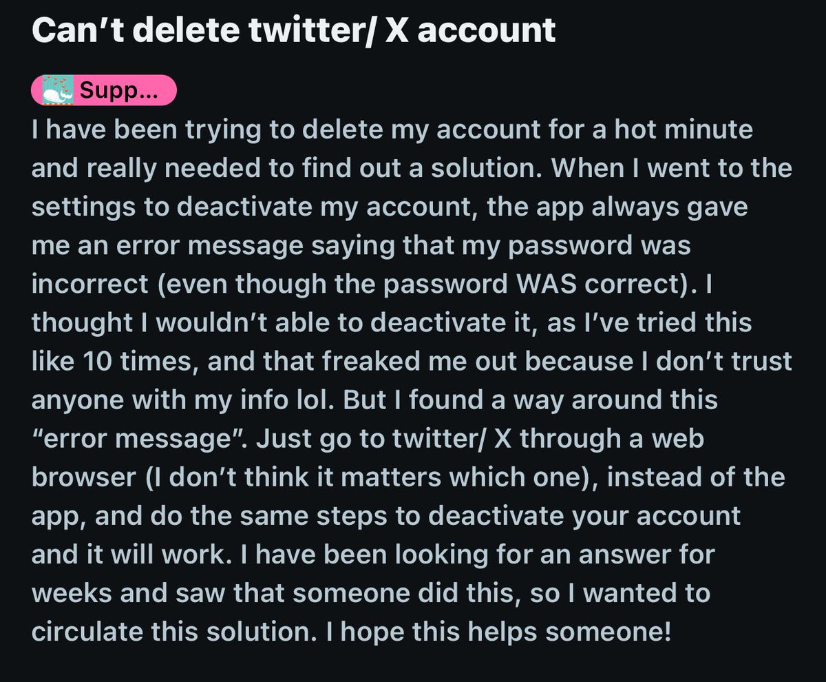 I’m not the only one. The solution didn’t work either. Hmm.