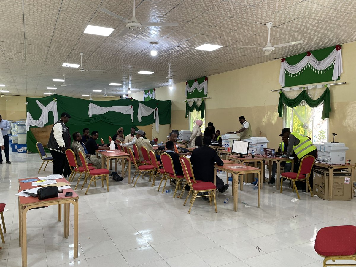 Vote tallying in #Gabiley this morning