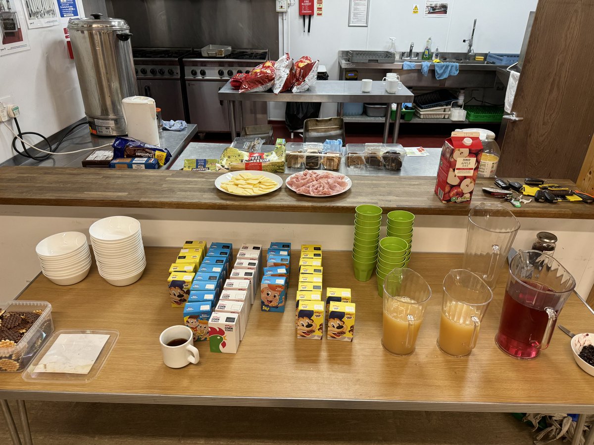Adventure Society - First Year Bentley Copse.

A breakfast for champions!