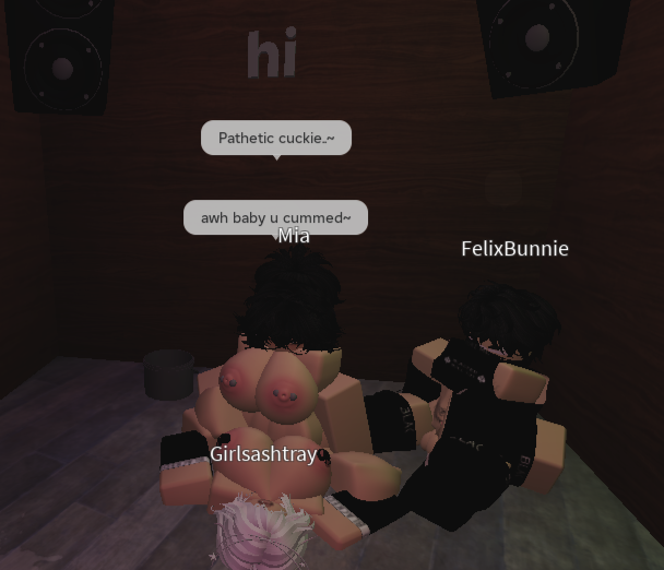 Sluttybecongirl's tweet photo. ♠️cuckold bf watch how his girlfriend(@sh0rtymia)
gets fucked by @Bendarinna ♠️
It was a pleasure to watch ^w^
3/?
#BBC #robloxcondo #roblacked #roqos #rosex #robloxbbc #robloxsex #cheating #ntr https://t.co/o8LmJXeHZB