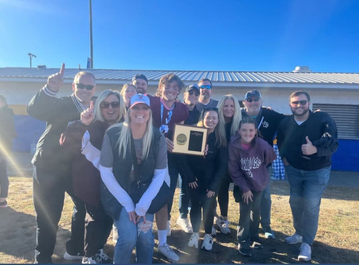brady_teter's tweet photo. Section champs. Jobs not finished! @VHS_Vikings_FB https://t.co/XoAS74CQD0